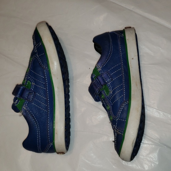 Camper KIDS Pursuit Leather Sneakers 1 Touch Strap Fastening BLUE 29 BOYS - Picture 7 of 13